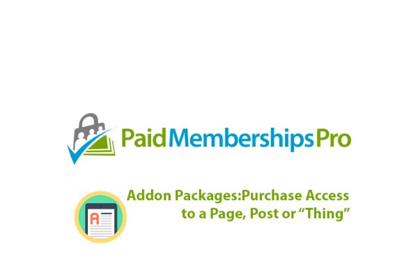Paid Memberships Pro – Addon Packages 0.8.1