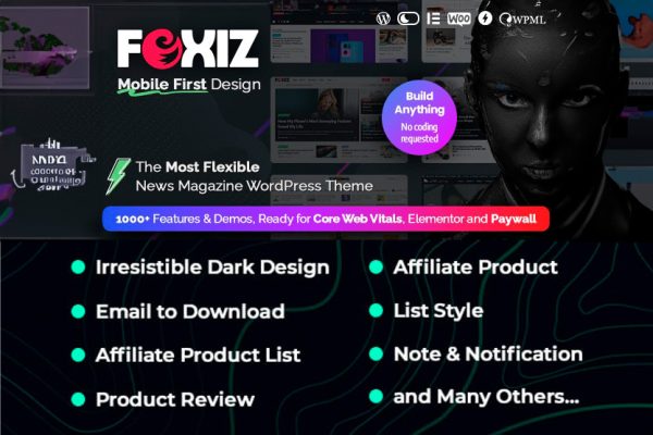 Foxiz - WordPress Newspaper News and Magazine 2.2.2