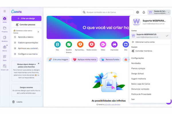 Canva PRO - Acesso direto no site oficial - [Incluso no Plano Anual]