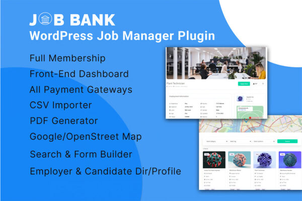 JobBank - Plugin de gerenciamento de tarefas para WordPress 1.2.1
