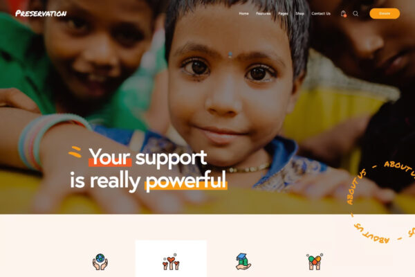 Preservation - NonProfit & Ecology WordPress Theme - Preservação 1.10
