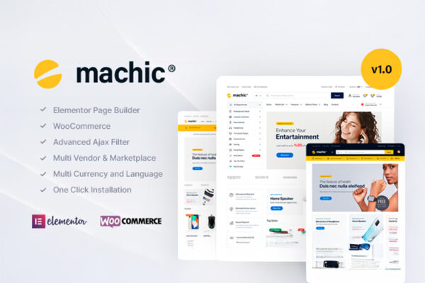 Machic - Electronics Store WooCommerce Theme 1.5.0